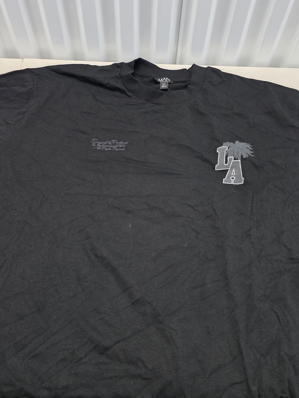 Man Boohoo Man LA T Shirt Men's Size 5XL